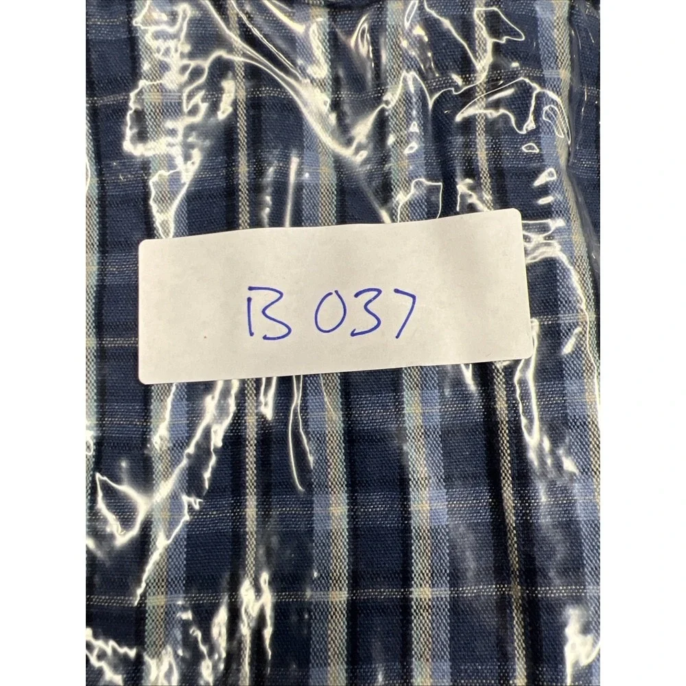 White Stag Plaid Skort Women's‎ 14 Blue Preppy Faux Wrap Skirt Built In Shorts